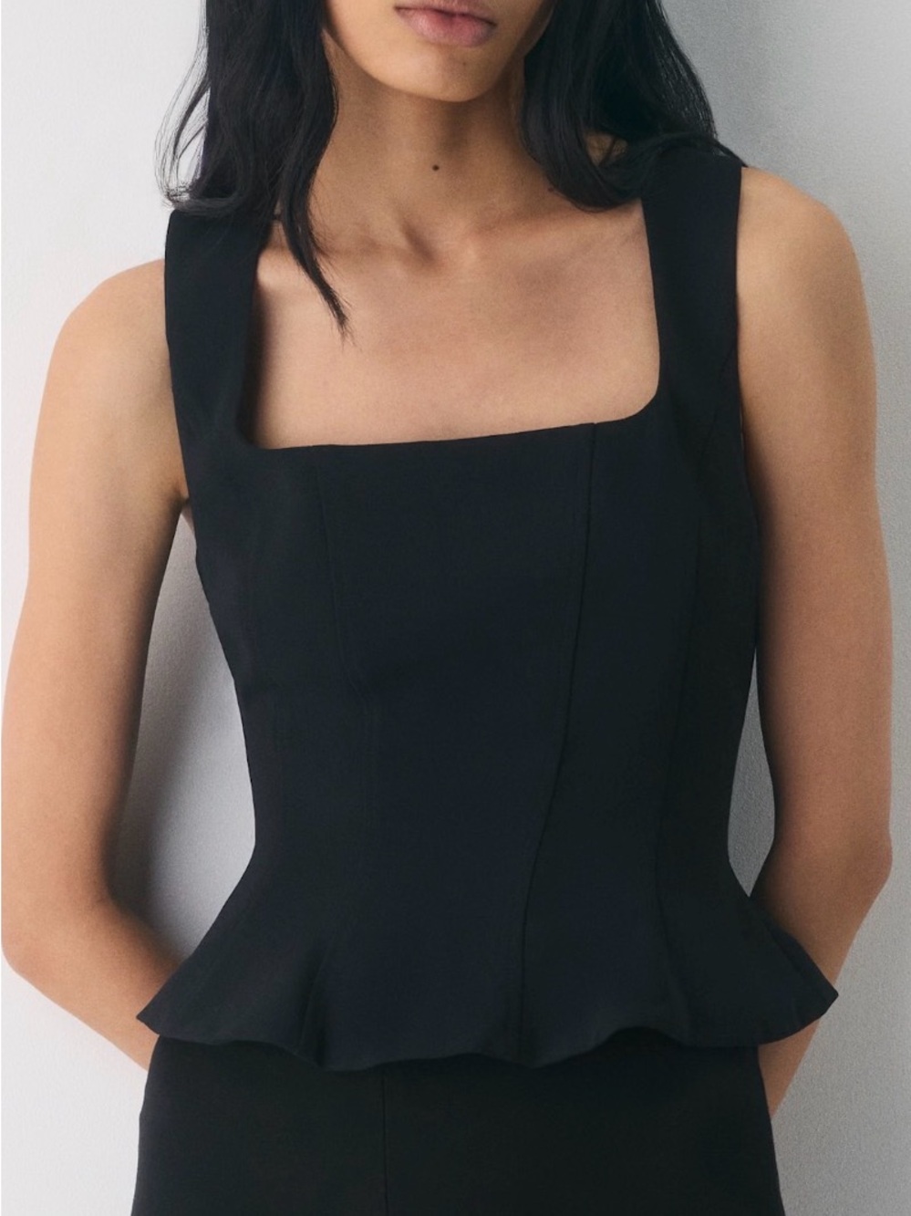 Aritzia Rhodara bustier black - small NWT